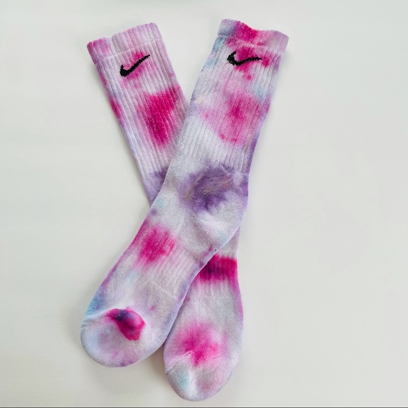 Nike Accessories - Nike tye dye pink cosmic socks